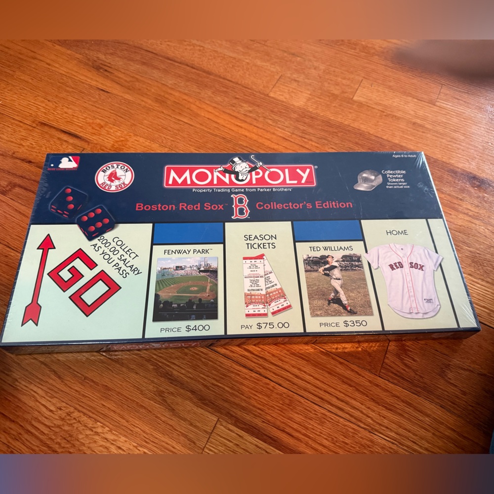 New in Plastic! Vintage Boston Red Sox Collector's Edition Board Game